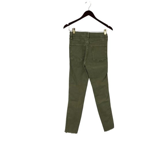 FREE PEOPLE We The Free Green Raw High Rise Skinny Jeggings Jeans - Picture 4 of 9